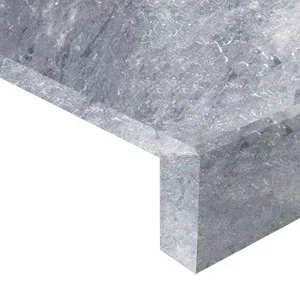 Pearl Grey Limestone Drop Edge Pool Coping