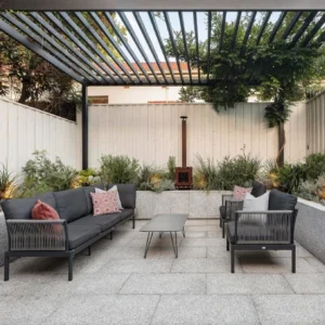 Steel Grey Granite Pavers