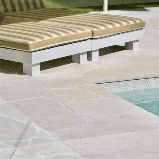 travertine crazy paving